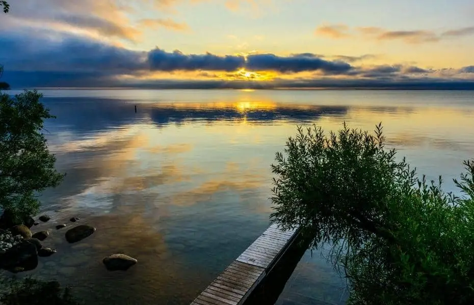 Summer Cottage Sunrise on Lake Simcoe Ontario