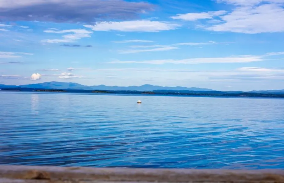 Serene Lake Champlain, Vermont