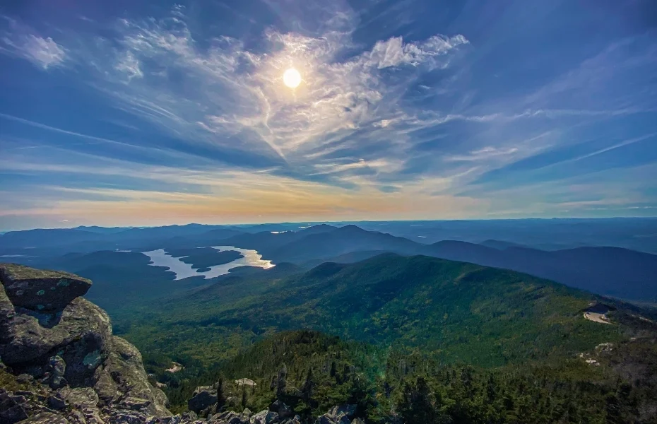 View of Lake Placid from Veteran's Memorial Highway